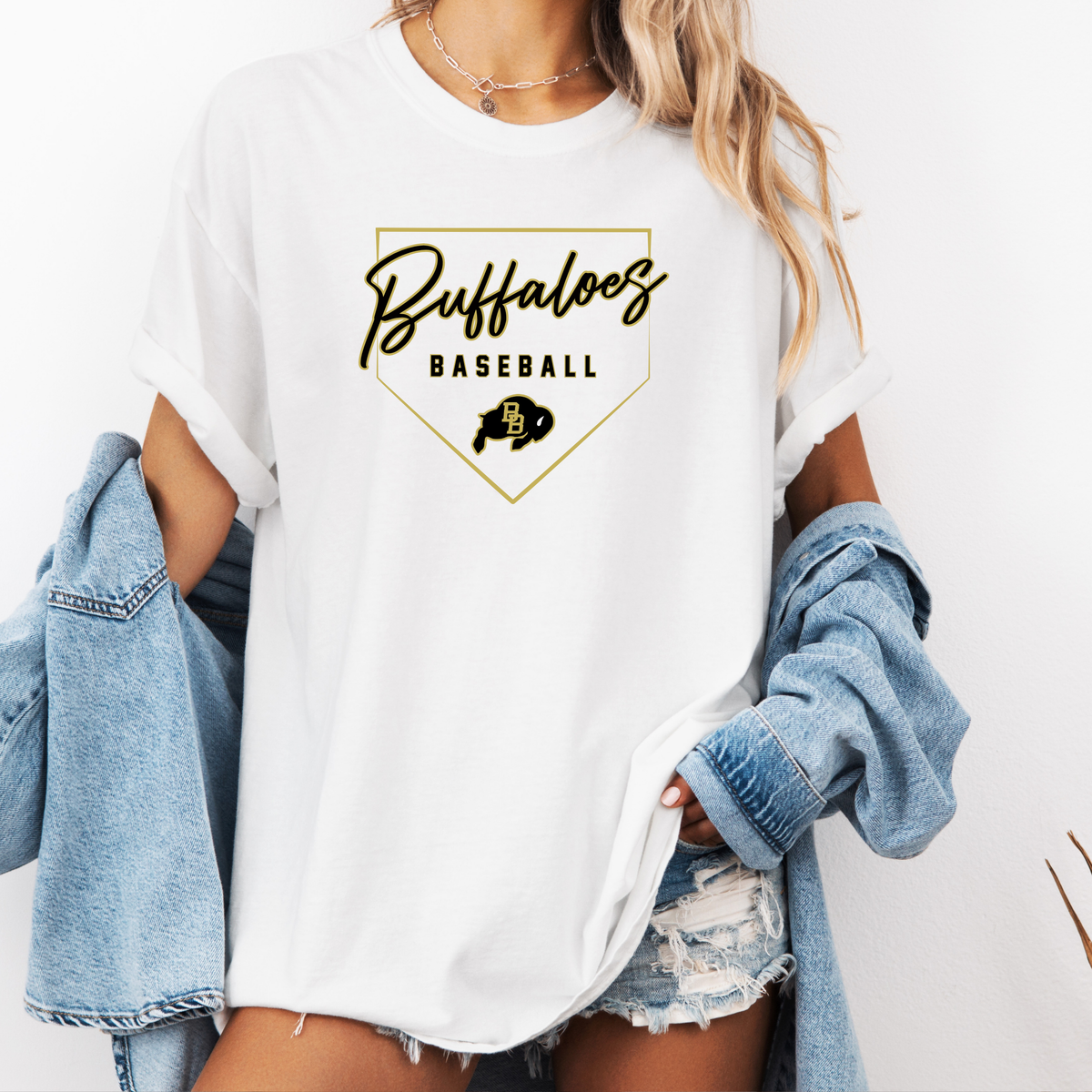Buffaloes Plate Tee (Multiple Colors)