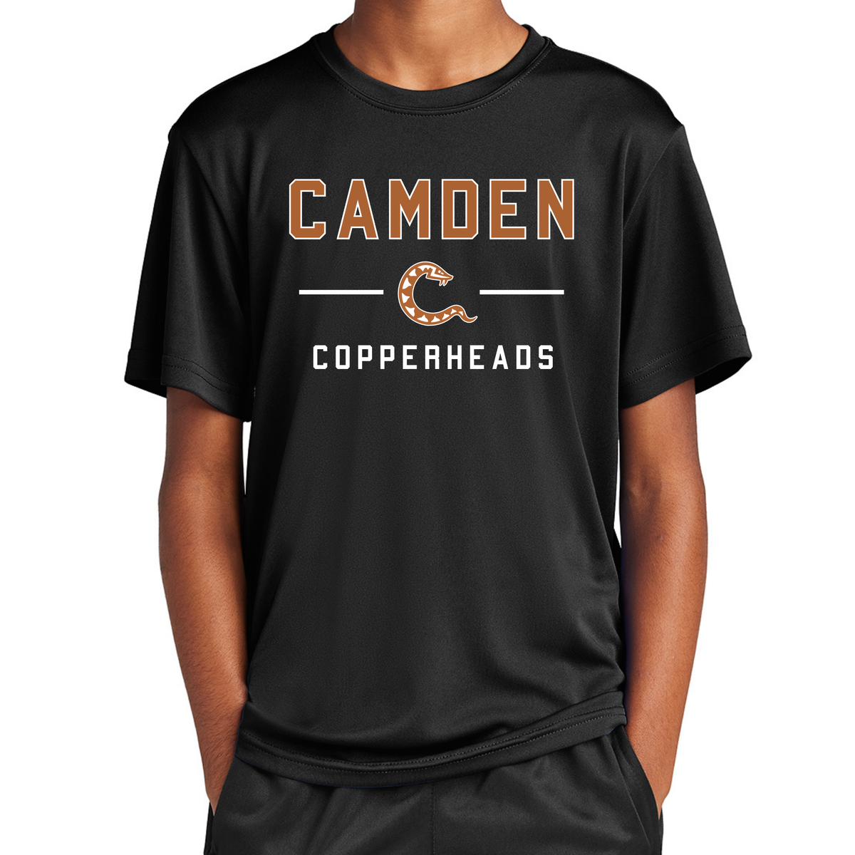 Copperheads Baseball Line Performance Tee (Multiple Colors)