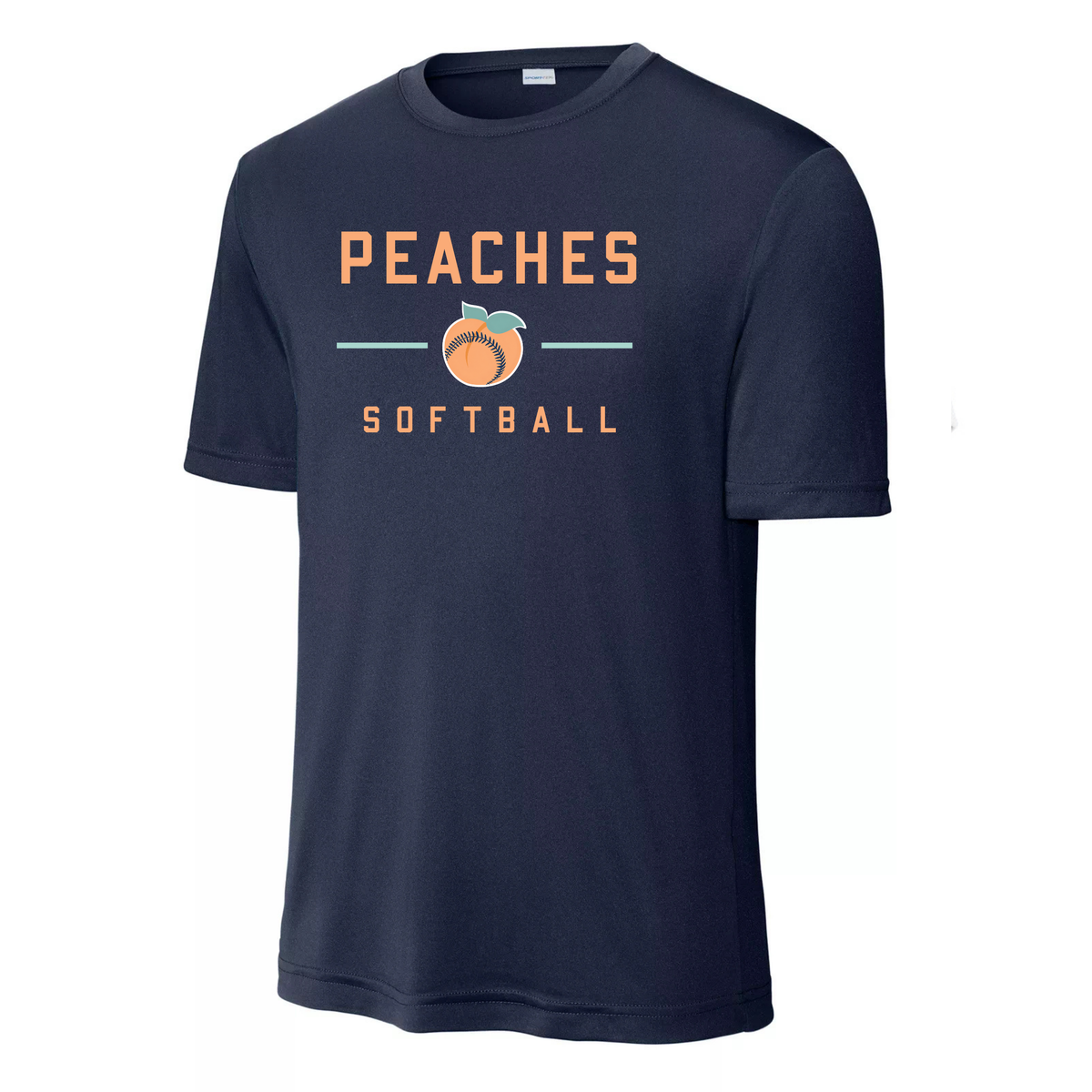 Palmetto Peaches Line Performance Tee
