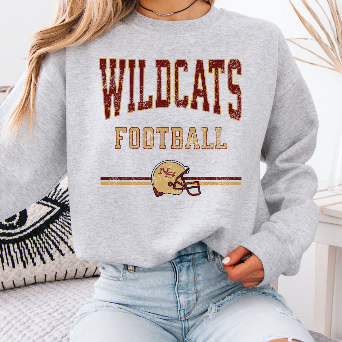 NS Football Vintage Sweatshirt (Multiple Styles)