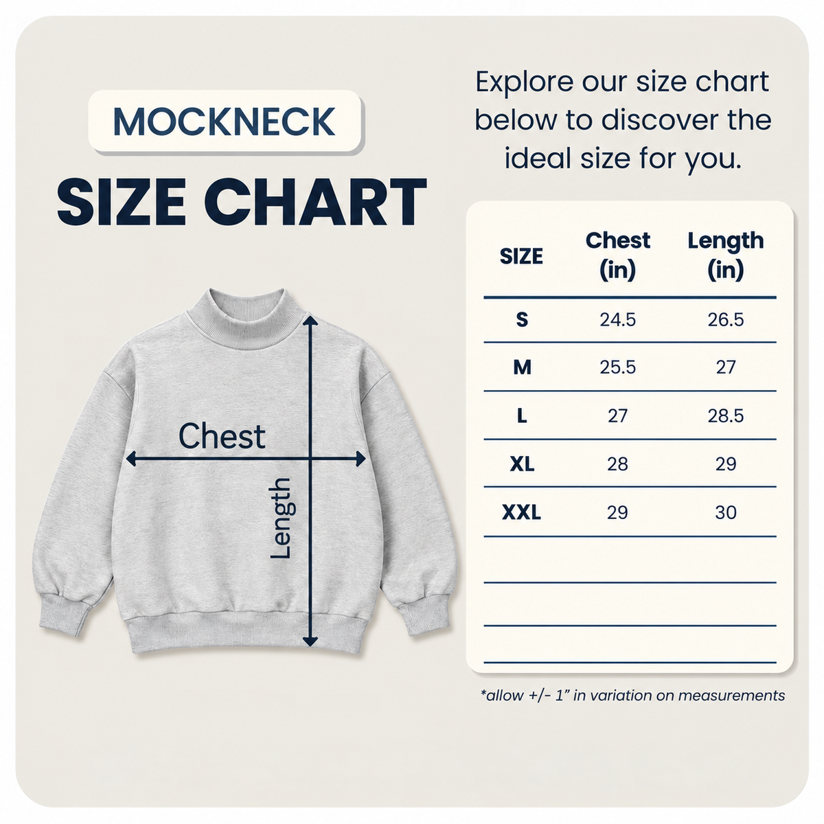 CUSTOM Gingham Name Mock Neck