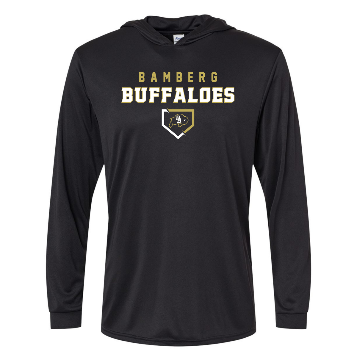 Bamberg Buffaloes Modern Plate Lightweight Performance Hoodie