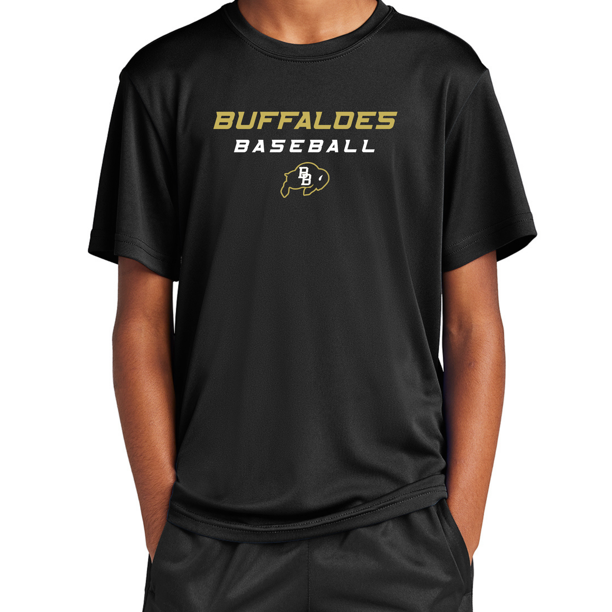 Bamberg Buffaloes Slanted Performance Tee (Multiple Colors)