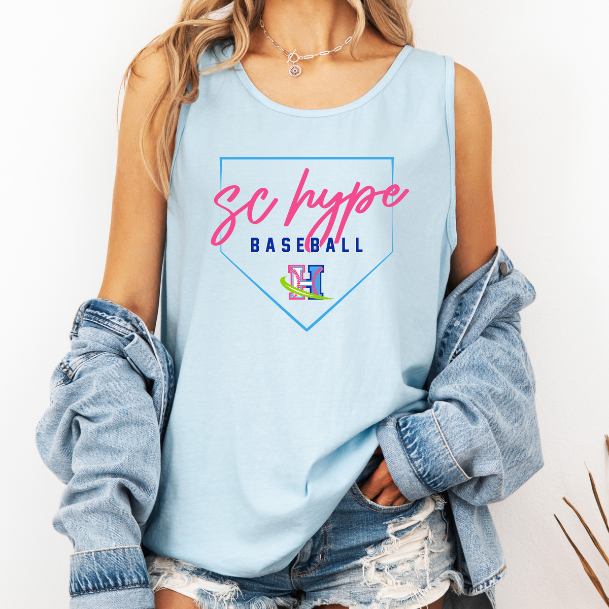 SC Hype Plate Comfort Colors Tank (Runs big!)