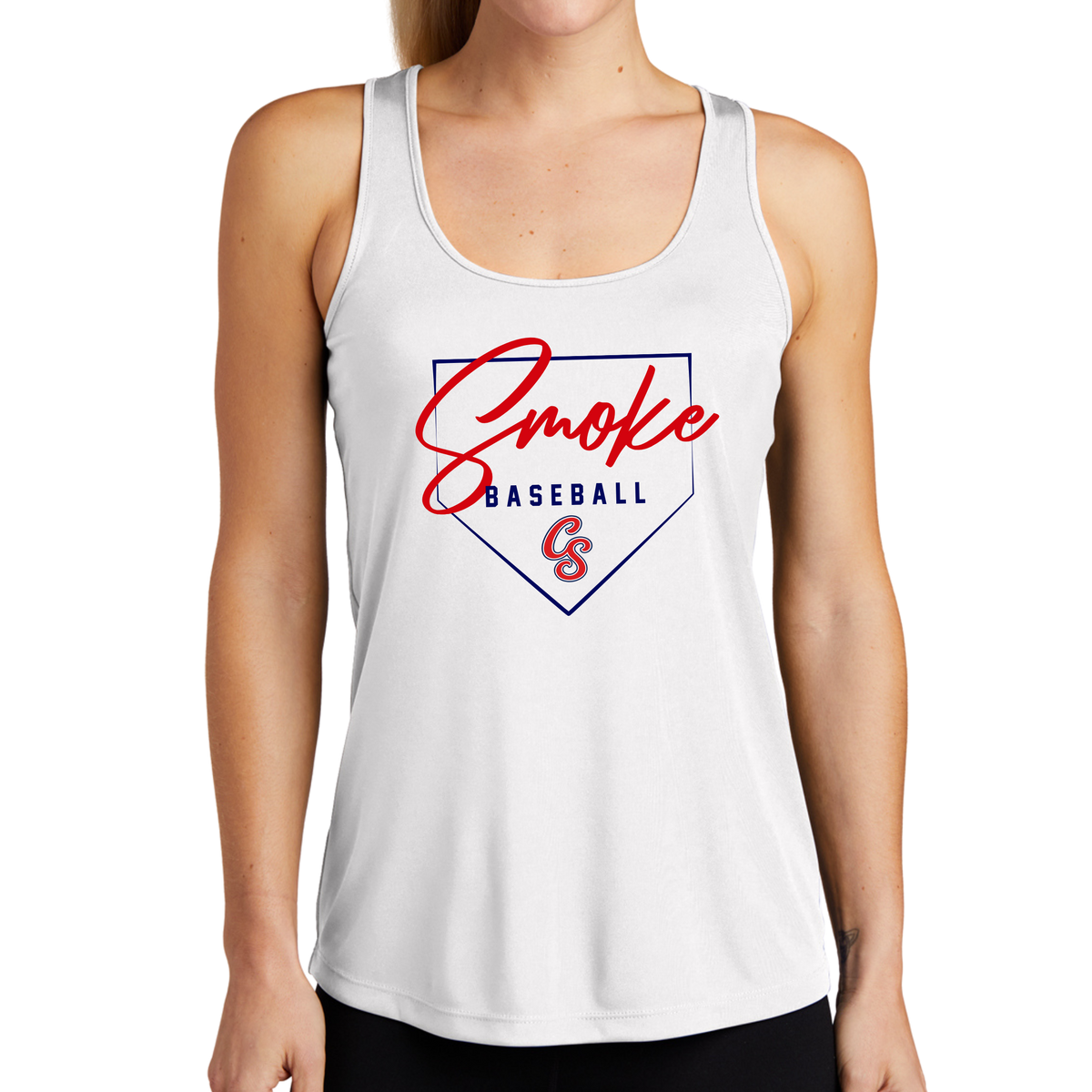 Smoke Plate Performance Tank - FRONT ONLY (Multiple Colors)