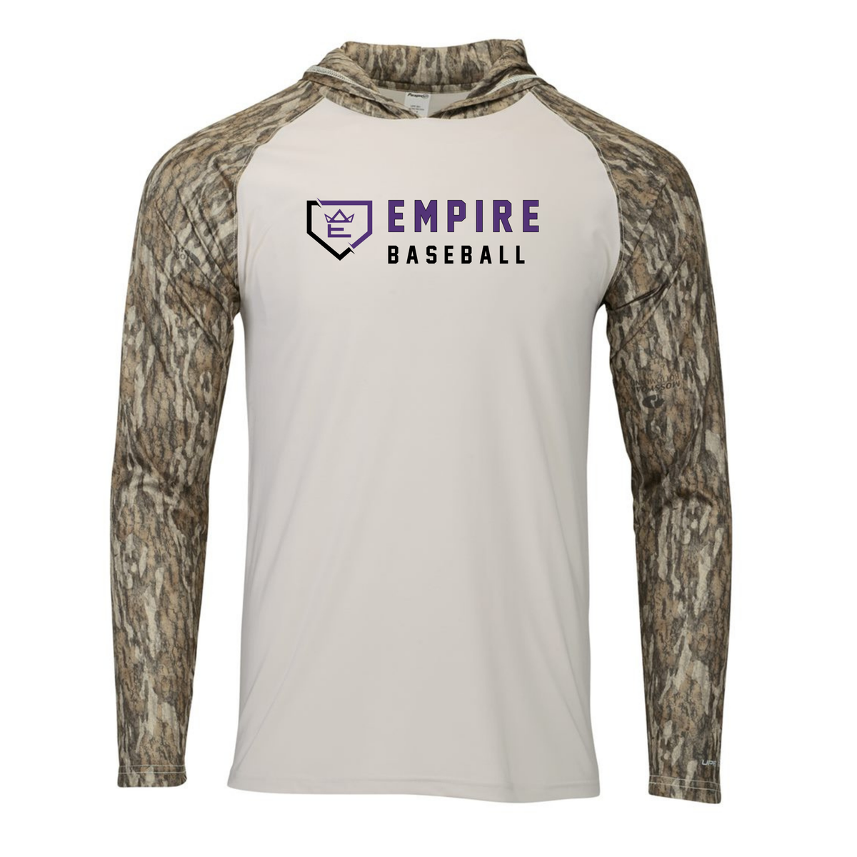 Empire Baseball Plate Camo Lightweight Performance Hoodie