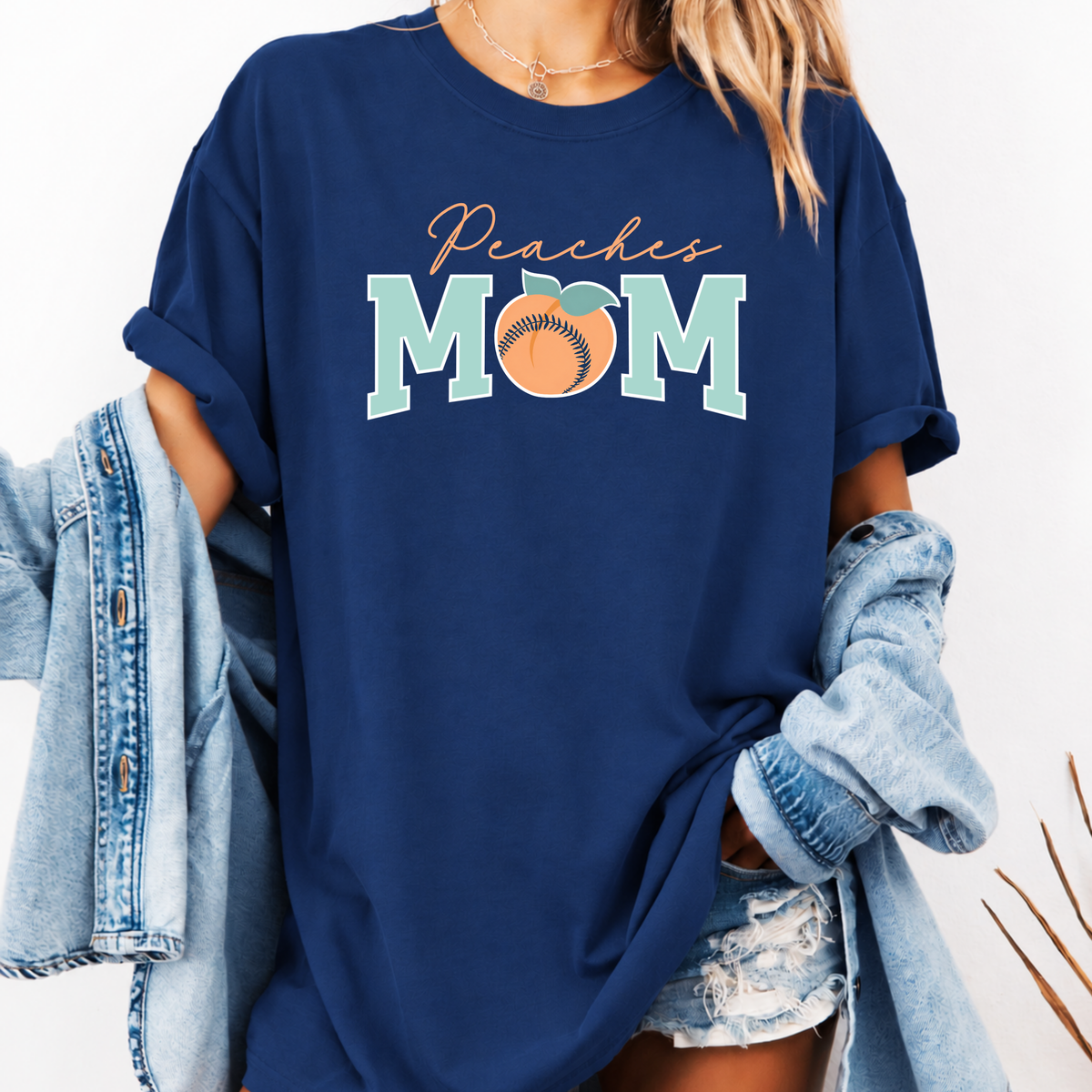 Peaches Mom Tee (Multiple Colors)