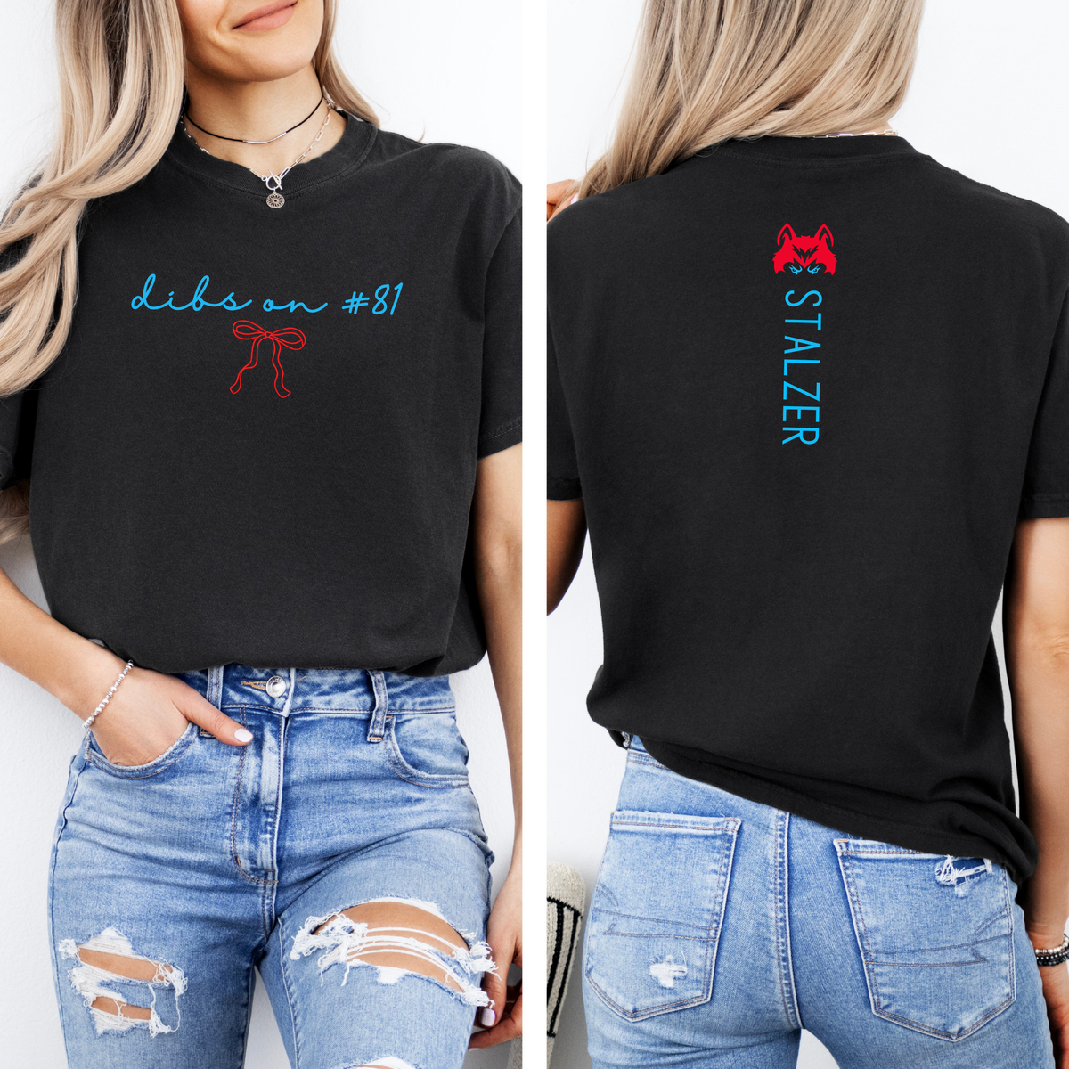 Wolfpack Dibs CC Tee - Custom Number + Last Name