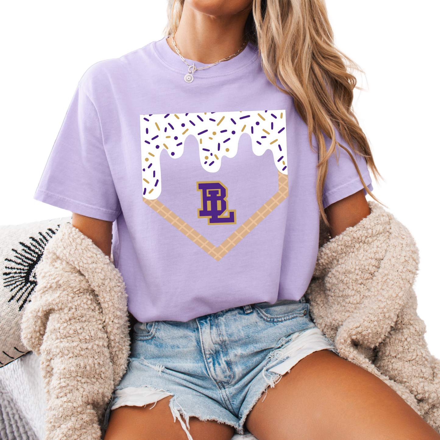 Orchid BL Drip Tee (FRONT ONLY)