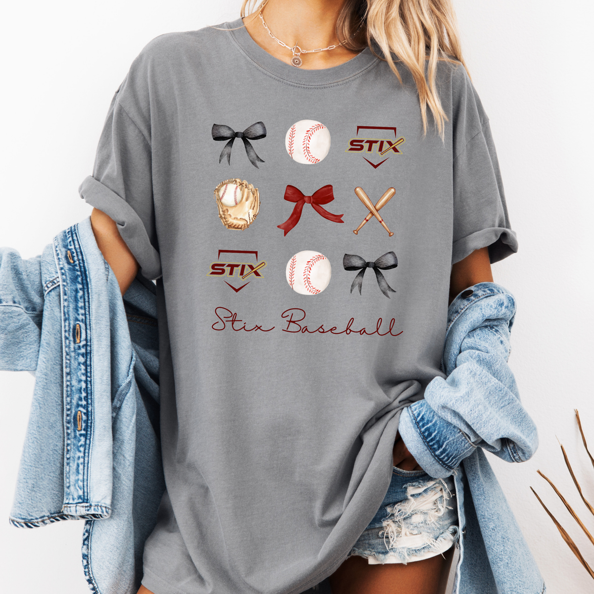 Stix Bow Tee (Multiple Colors)