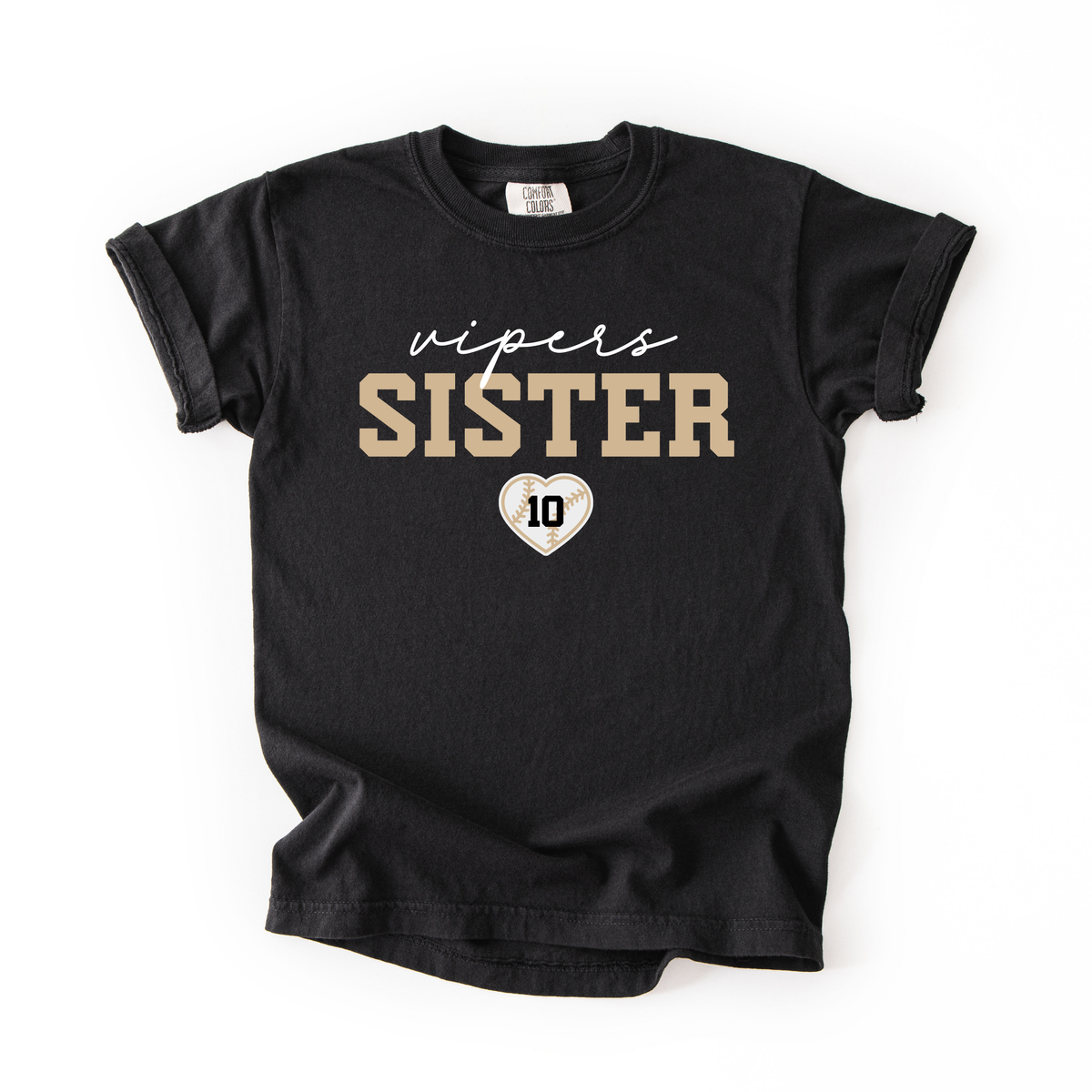 Vipers Sister Tee with Player Number