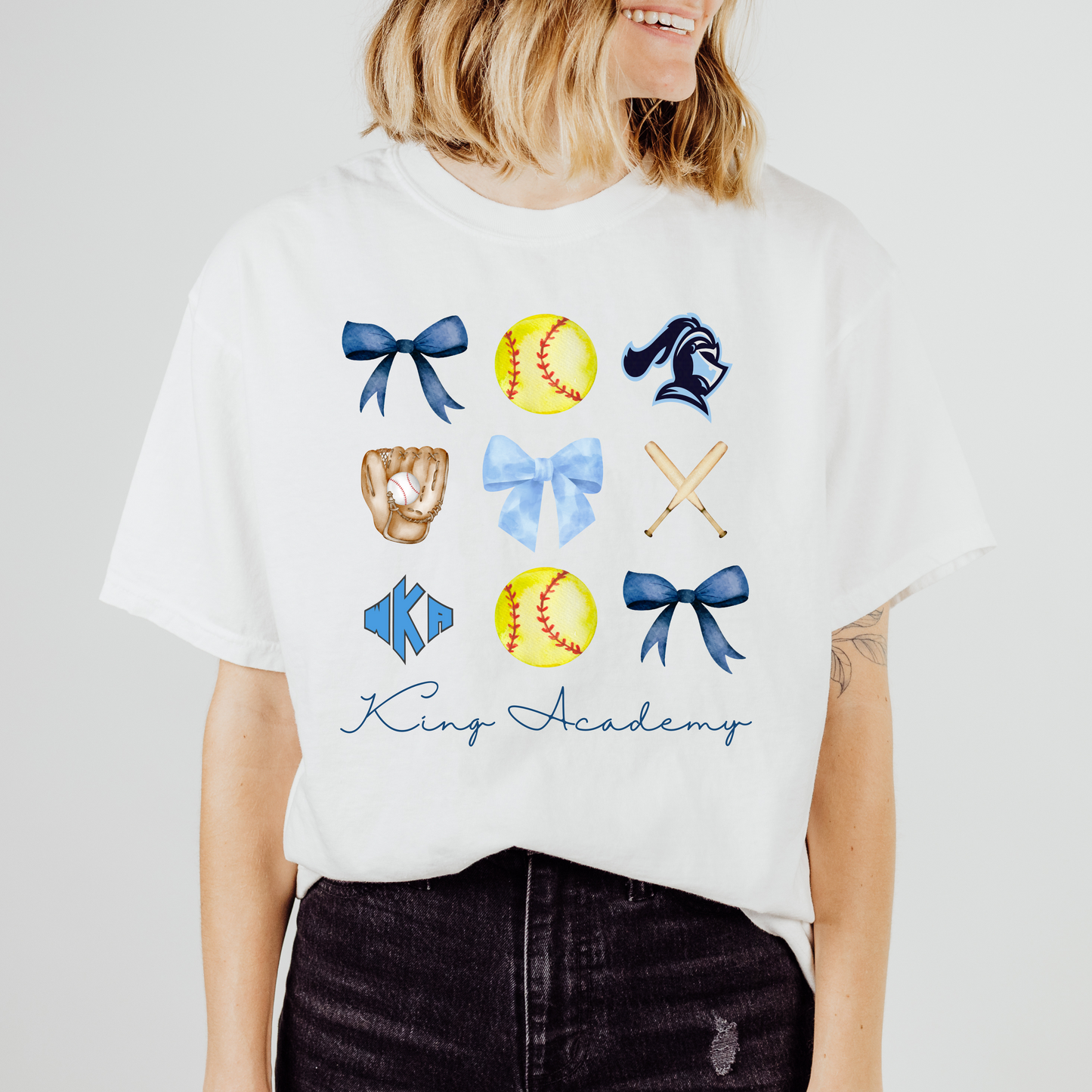 King Academy Softball Bow (Multiple Styles)