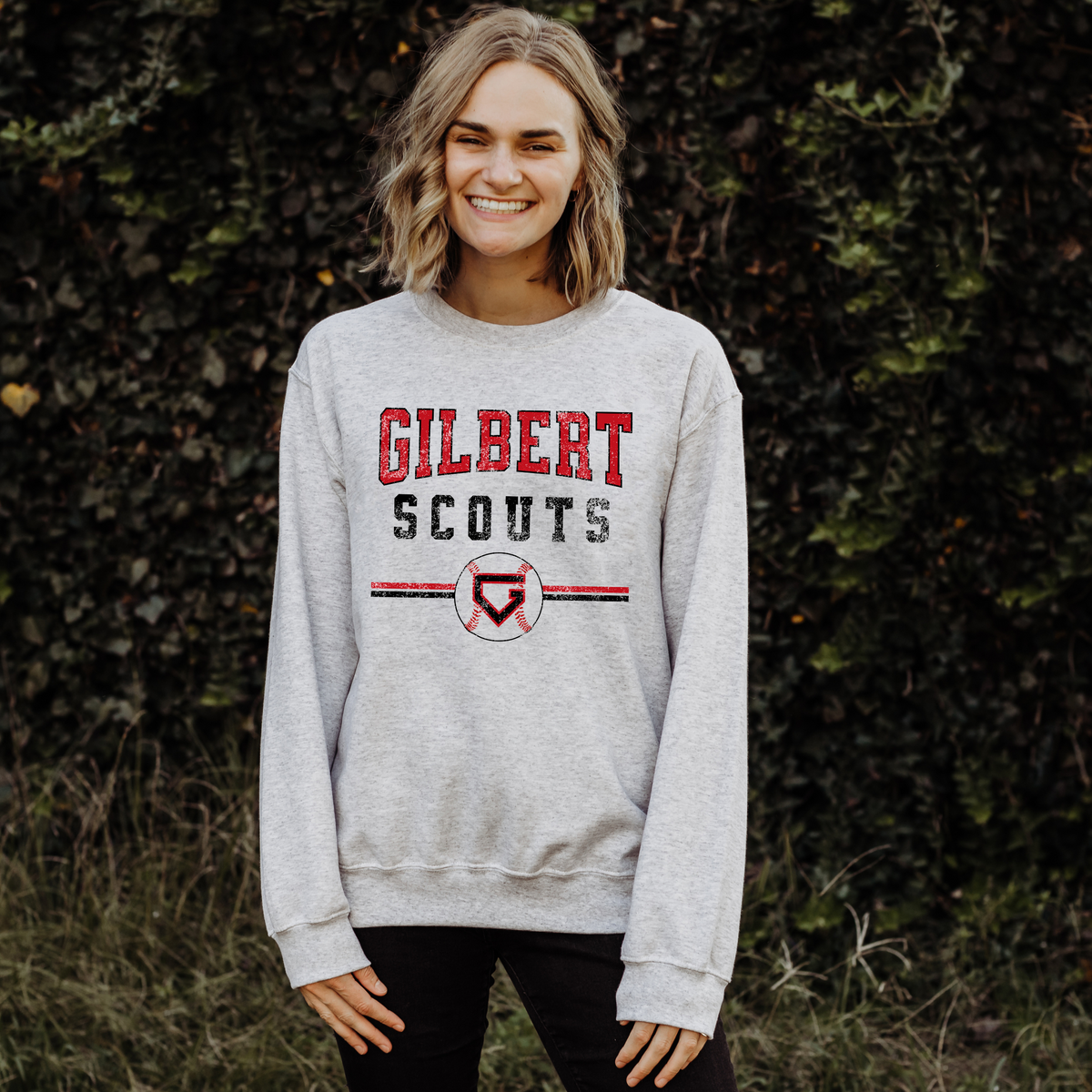 Vintage Scouts Baseball Sweatshirts - (NAME & NUMBER)
