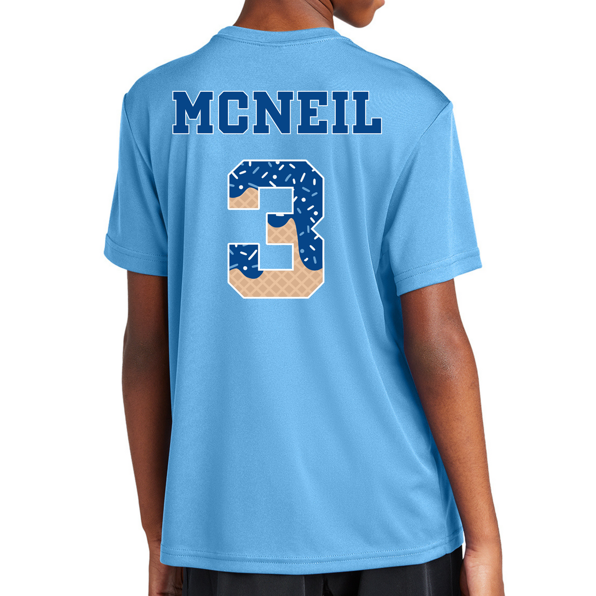 Custom Royals Ice Cream Drip Performance Tee