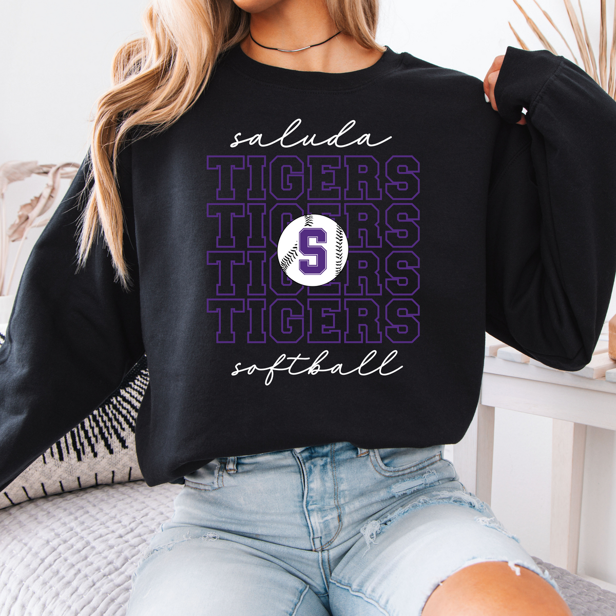 Saluda Softball Repeat Sweatshirt (Multiple Colors)