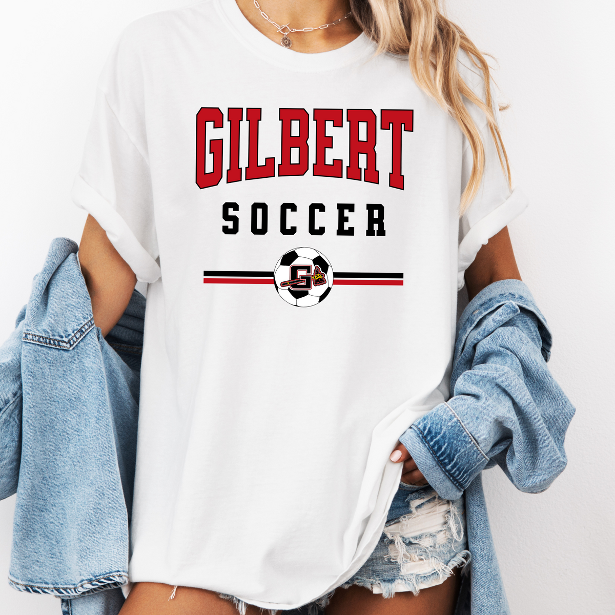 Gilbert Soccer Varsity Tee (Multiple Colors)