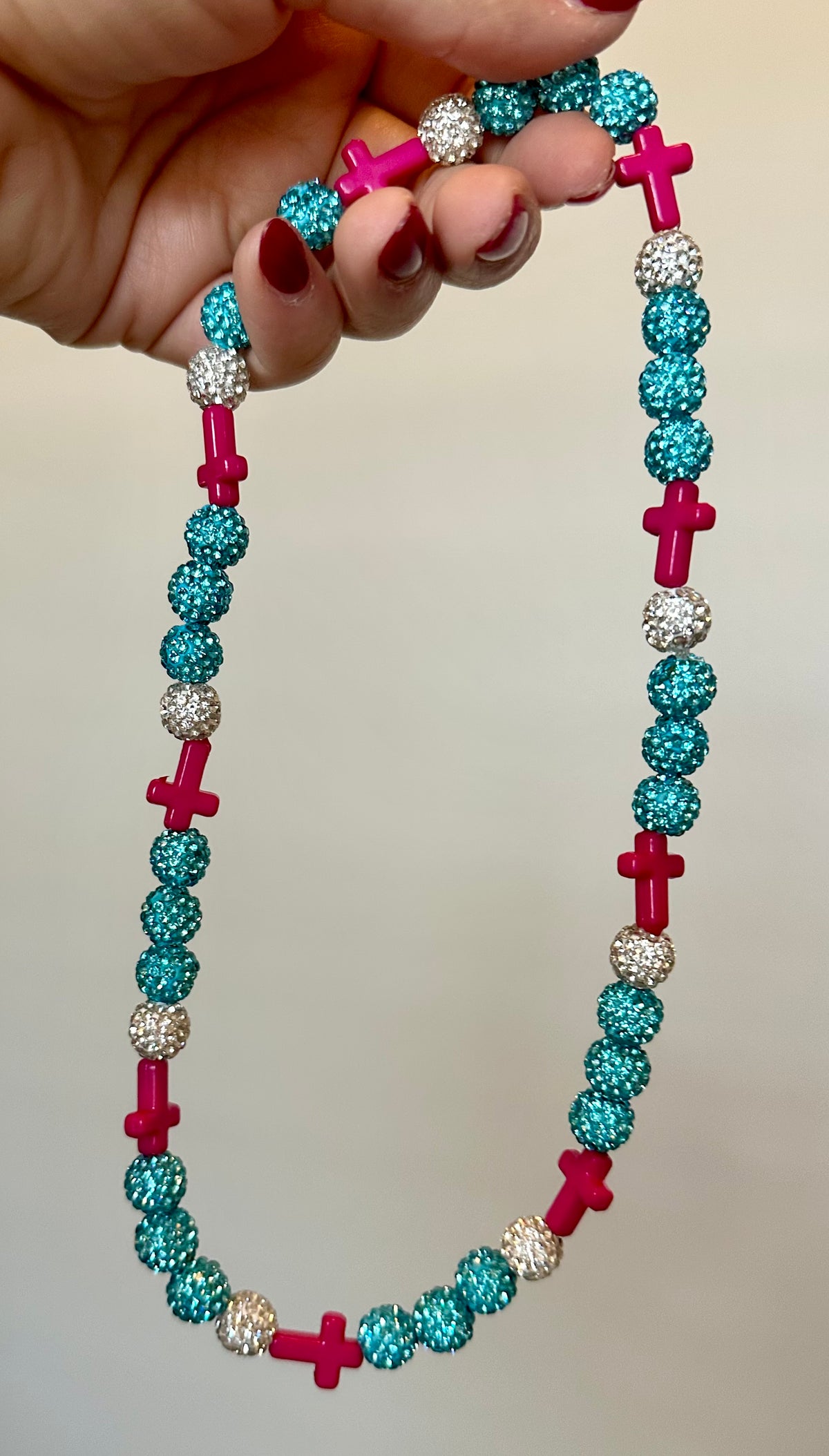 Cross Drip Necklace