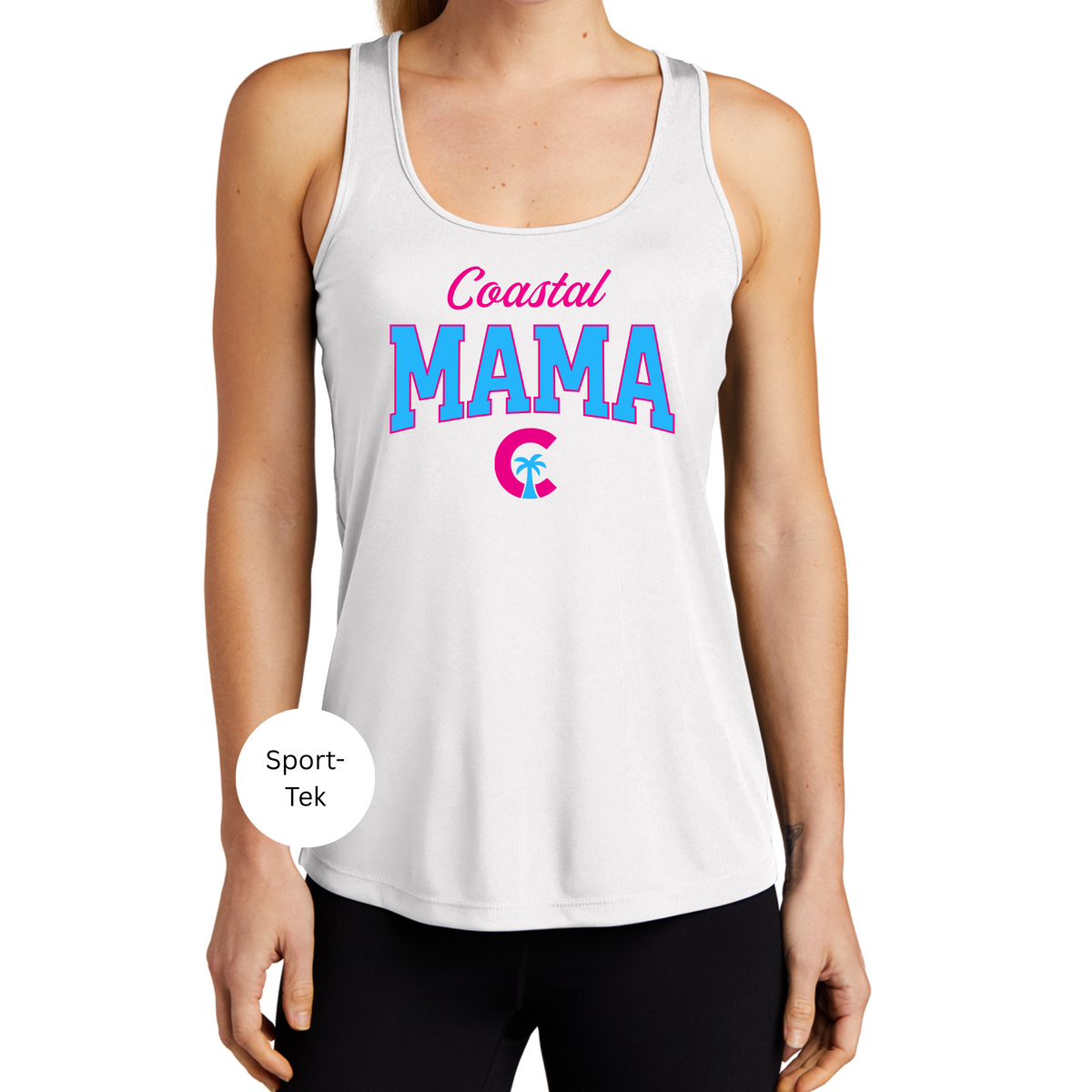 Coastal Custom Name Performance Tank FRONT ONLY