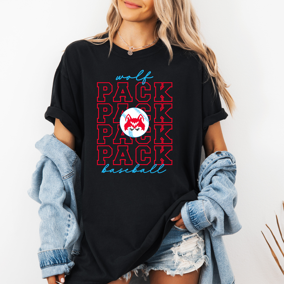 Wolfpack Repeat Comfort Colors Tee
