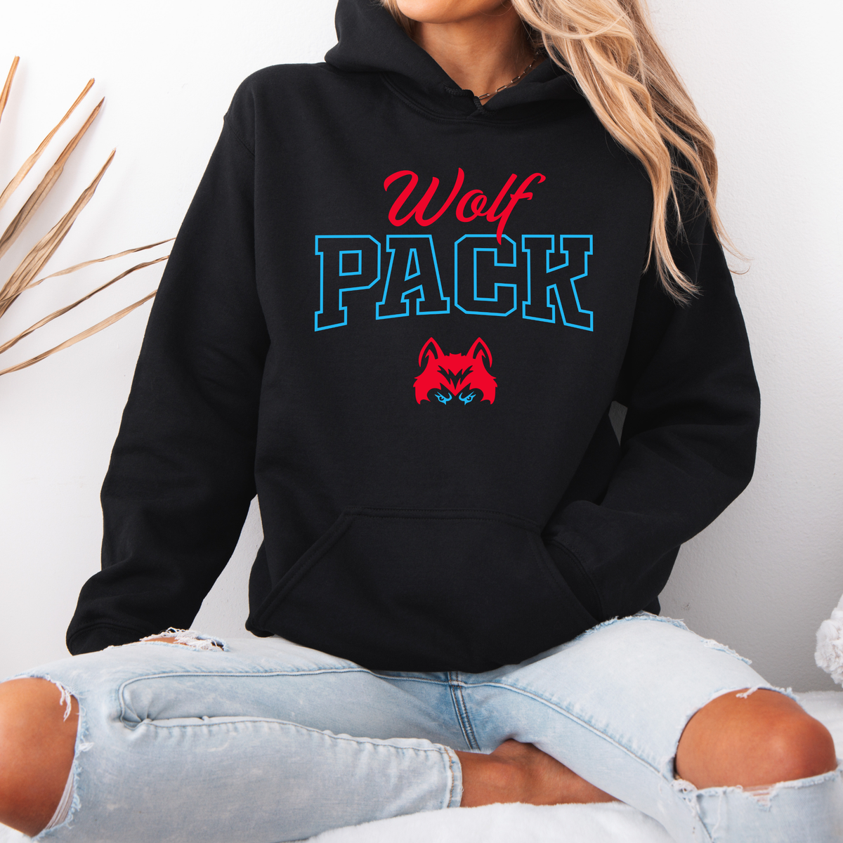 Wolfpack Monochromatic Sweatshirt (Multiple Styles)