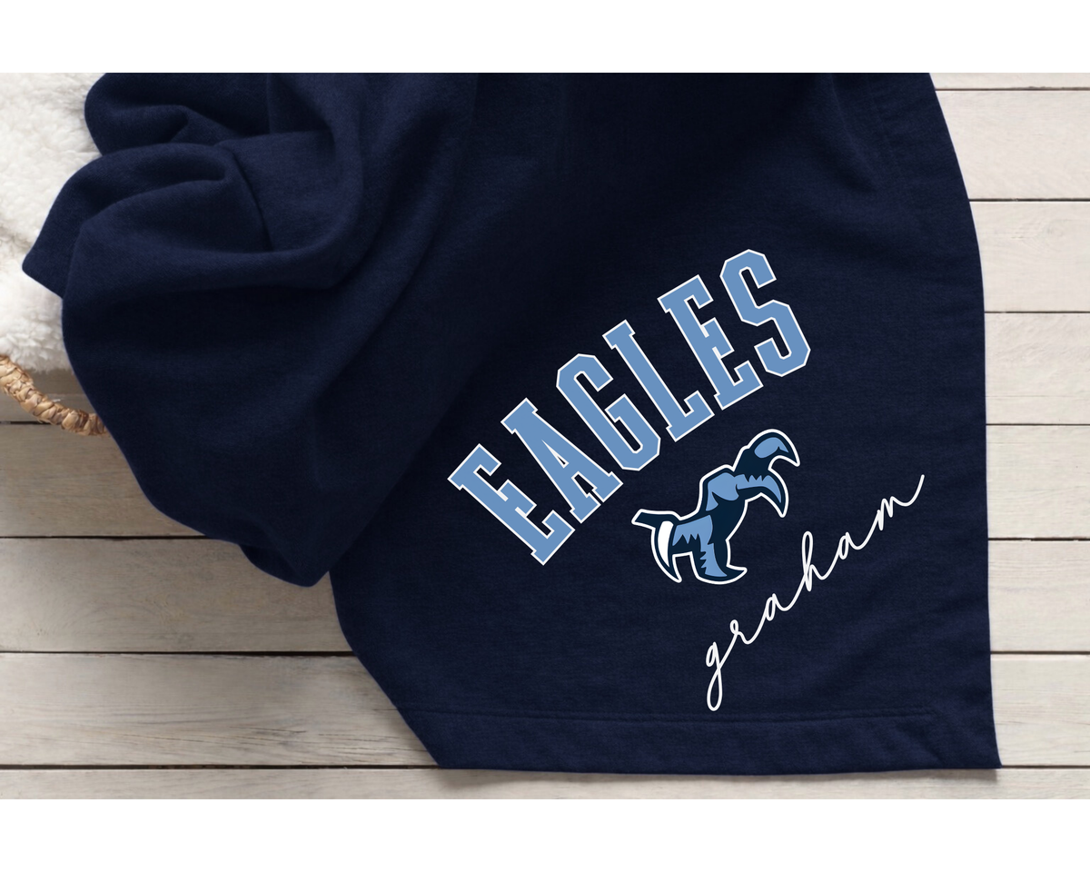 Custom Chapin Eagles Logo & Player Name Blanket