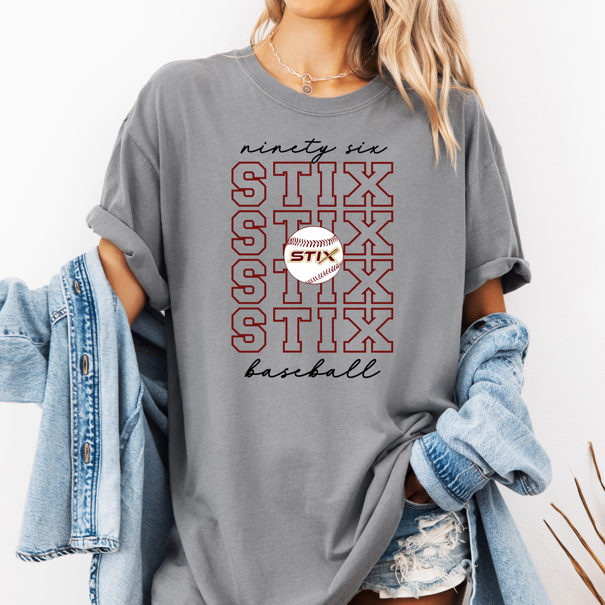 Stix Repeat Tee (Multiple Colors)