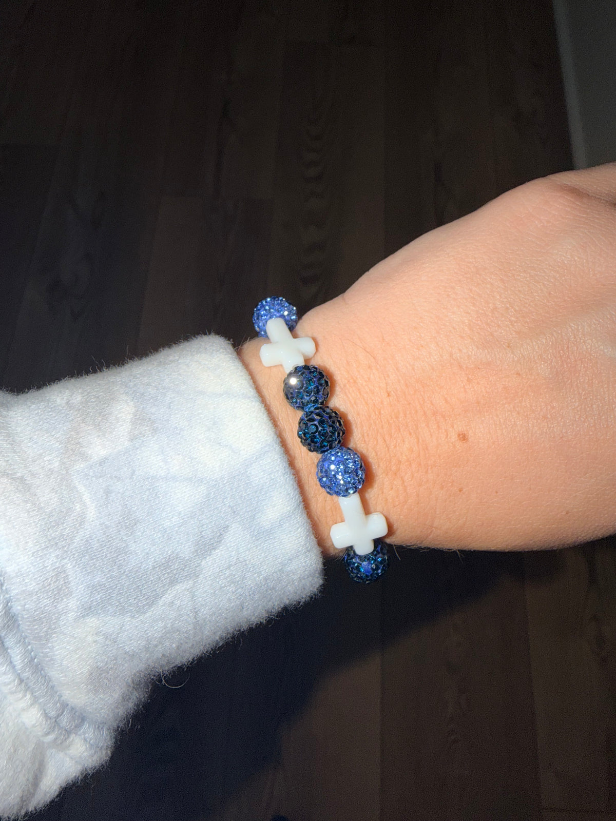Cross Drip Bracelet (Customizable)