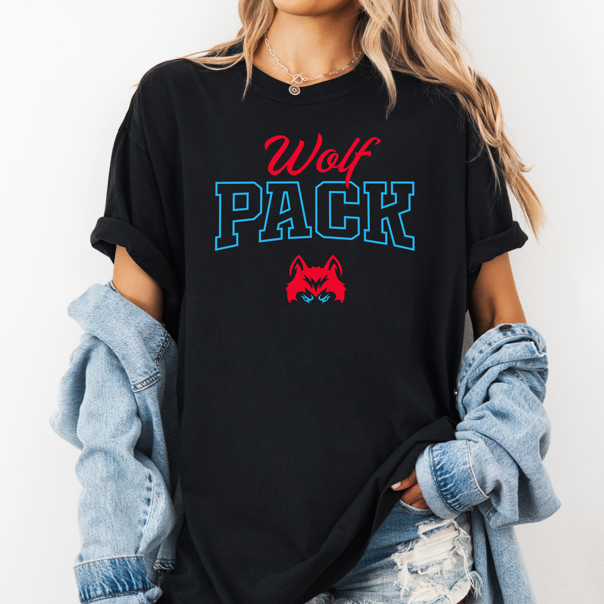Wolfpack Monochromatic Logo Tee