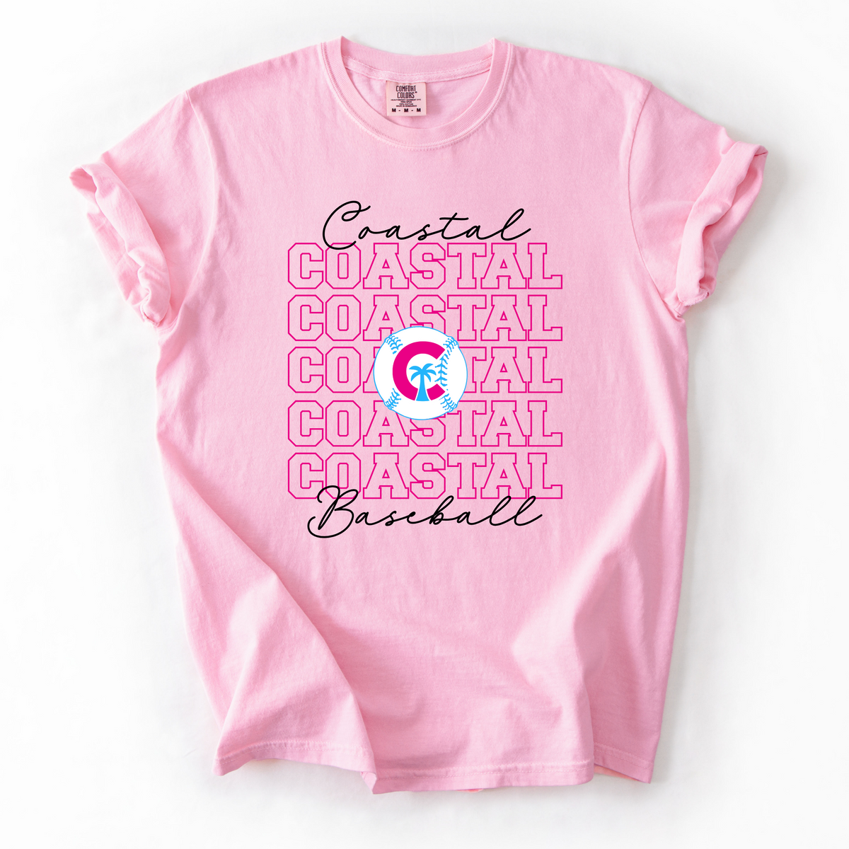 Coastal Baseball Repeat Tee (Multiple Colors)