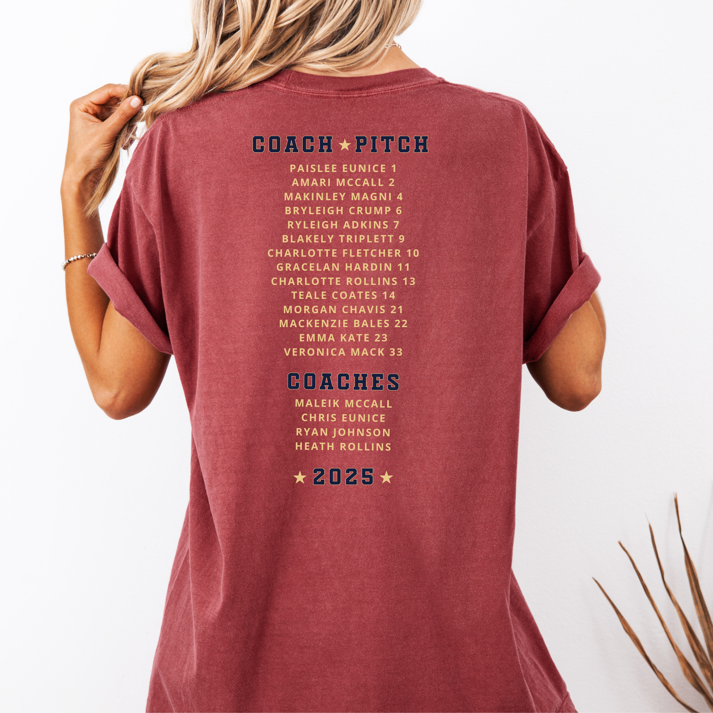 Lexington Girls' Softball All-Star Roster Comfort Colors Tee