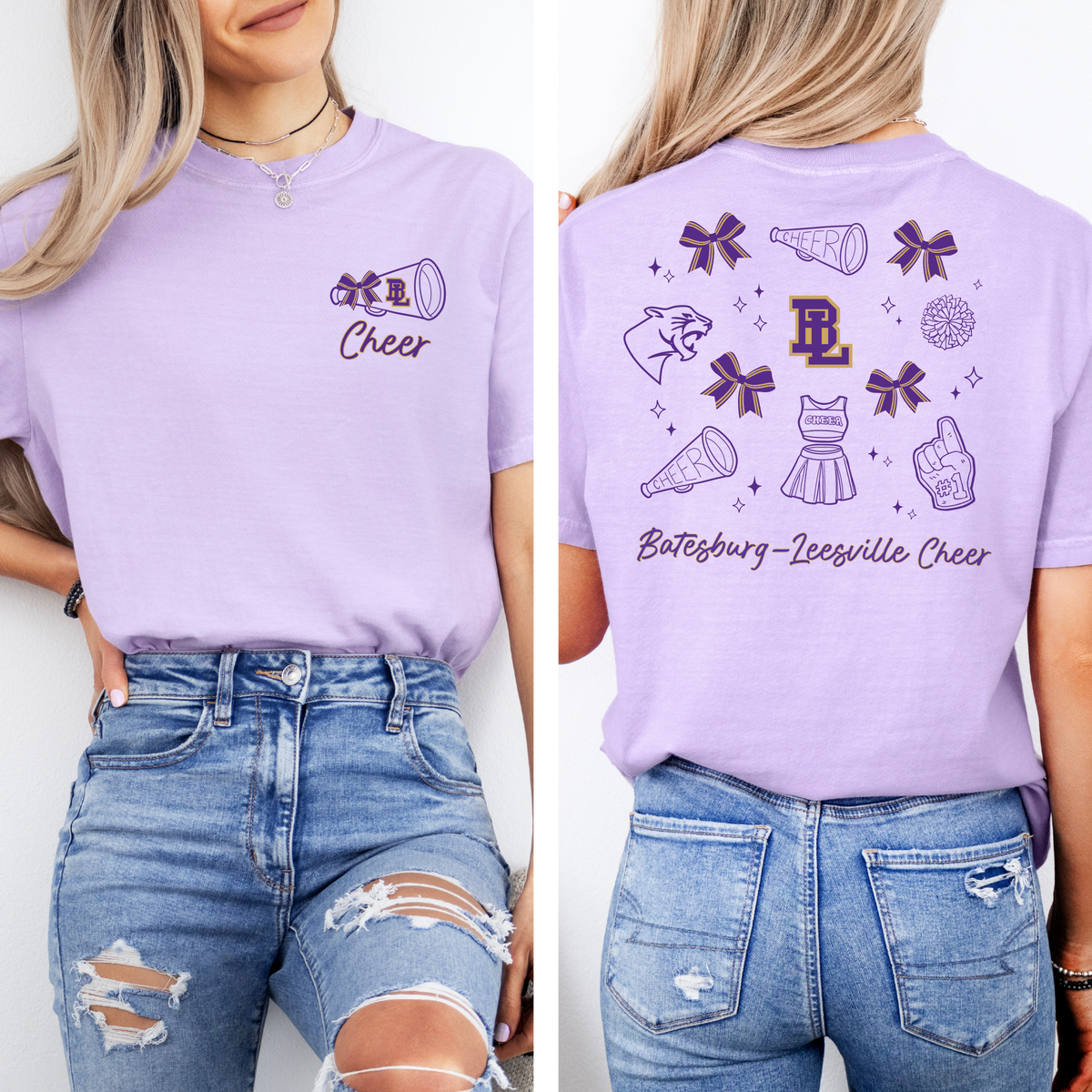 Batesburg-Leesville Cheer Doodle Tee