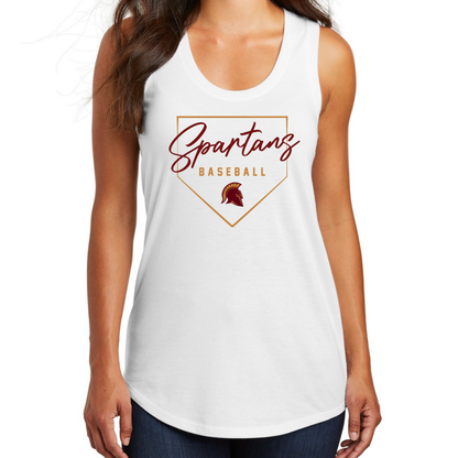 Spartans Plate District Tank - Front Only