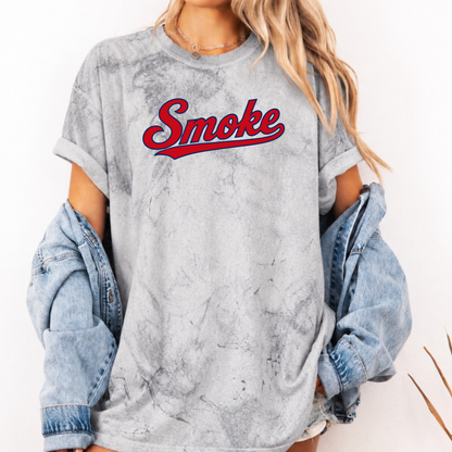 Smoke Logo Colorblast Tee (Multiple Colors)