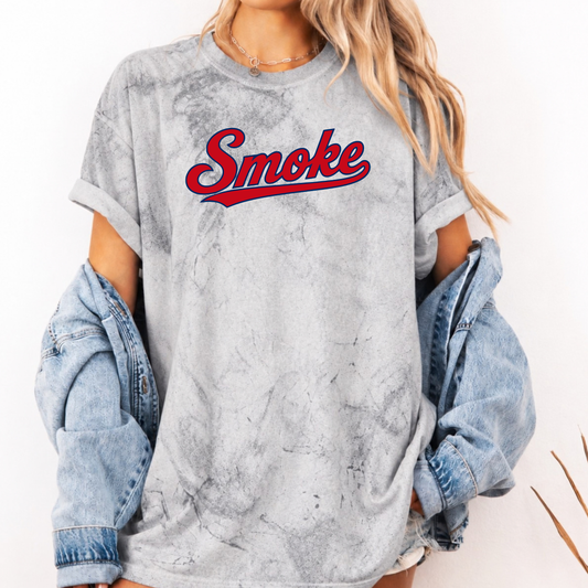 Smoke Logo Colorblast Tee (Multiple Colors)