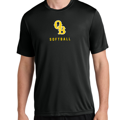 QB Softball Performance Tee (Multiple Colors)