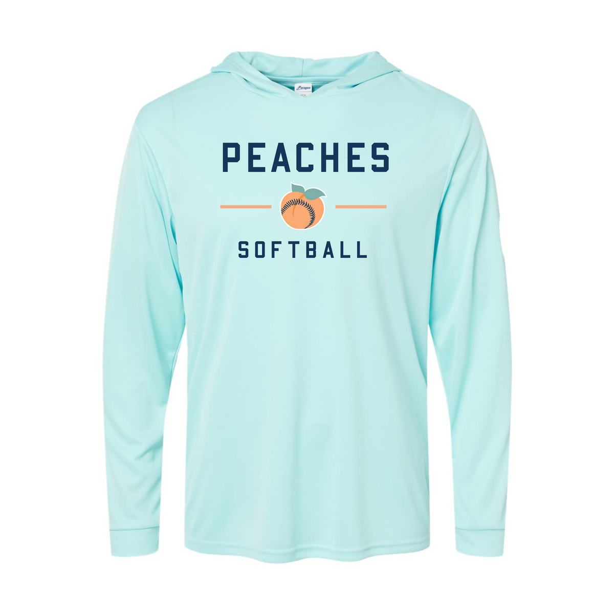 Palmetto Peaches Line Lightweight Performance Hoodie (Multiple Colors)