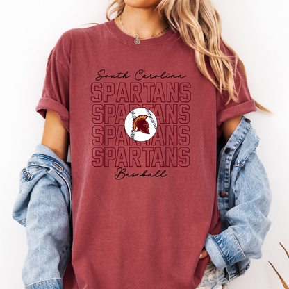 SC Spartans Repeat Logo Tee (Multiple Colors)
