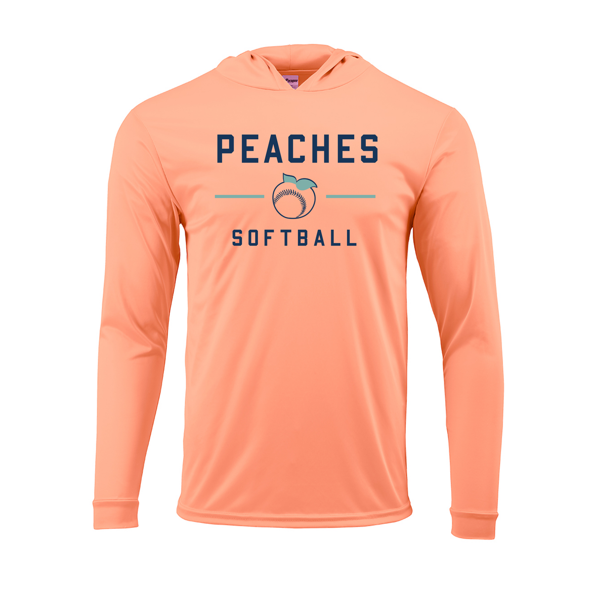 Palmetto Peaches Line Lightweight Performance Hoodie (Multiple Colors)