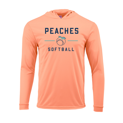 Palmetto Peaches Line Lightweight Performance Hoodie (Multiple Colors)
