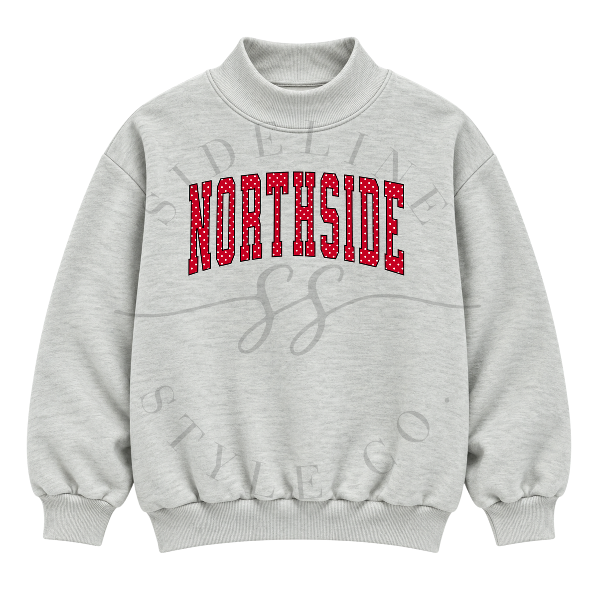 NORTHSIDE Polka Dot Mock Neck