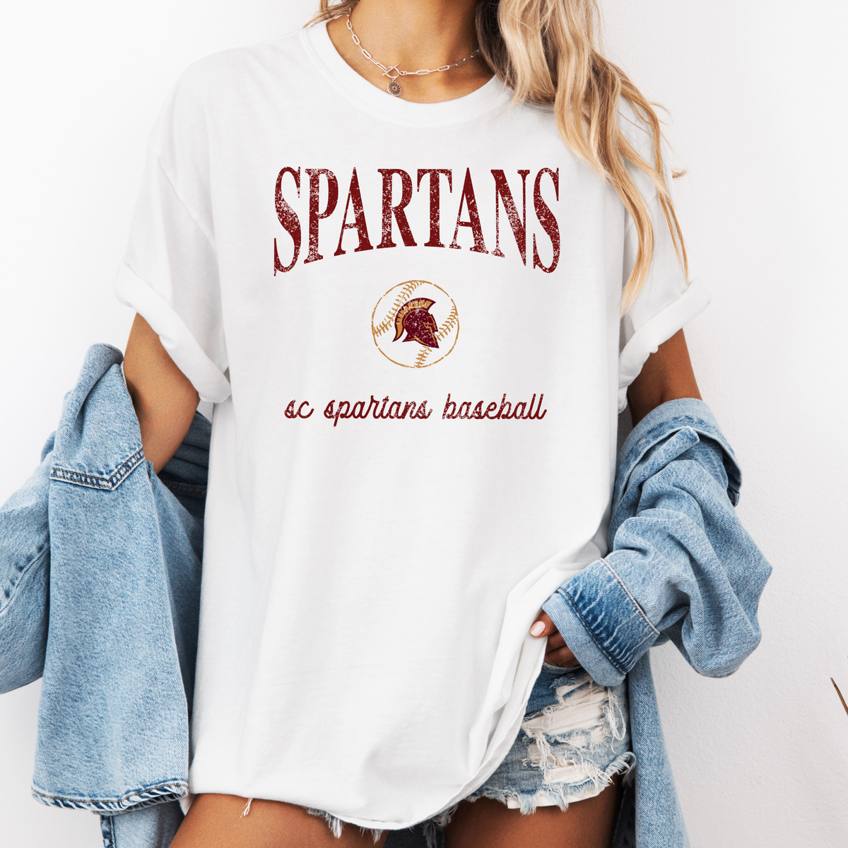 SC Spartans Baseball Vintage CC Tee - (Multiple Styles)