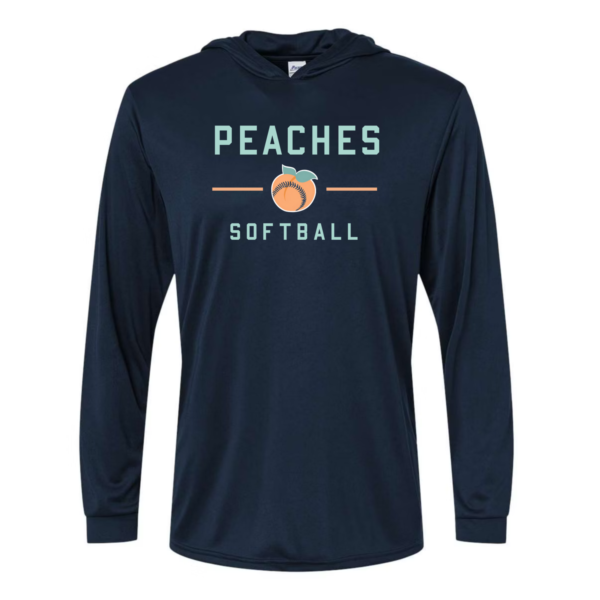 Palmetto Peaches Line Lightweight Performance Hoodie (Multiple Colors)