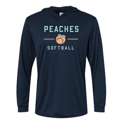 Palmetto Peaches Line Lightweight Performance Hoodie (Multiple Colors)