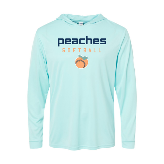 Palmetto Peaches Modern Lightweight Performance Hoodie (Multiple Colors)
