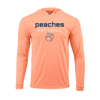 Palmetto Peaches Modern Lightweight Performance Hoodie (Multiple Colors)