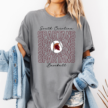 SC Spartans Repeat Logo Tee (Multiple Colors)