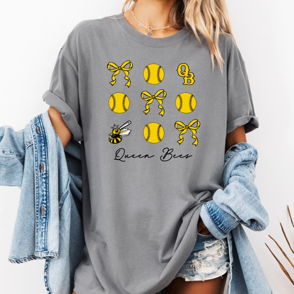 Queen Bees Bow CC Tee (Multiple Colors)