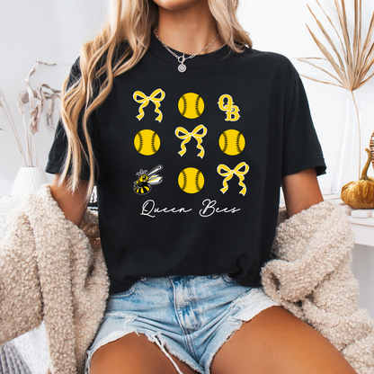 Queen Bees Bow CC Tee (Multiple Colors)