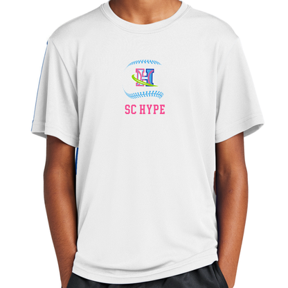 SC Hype Baseball Seams Performance Tee (Multiple Colors)