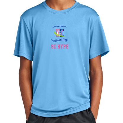 SC Hype Baseball Seams Performance Tee (Multiple Colors)